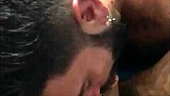 me and my boy having some fun in homemade setting