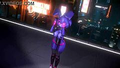 Bonnie FNF Bonfie Dances Kpop-Queencard In Furry Hentai Cartoon!