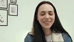 Bill's intimate interview turns into a wet pussy face fucking encounter