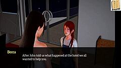 My new family episode 47 features brunette in homemade setting