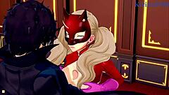 Futaba Sakura and Ann Takamaki and Ren Amamiya Intense Sex - Persona 5 Hentai