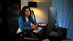 Cherry Kiss, possessed by parasites, wildly fucks Valentina Nappi.