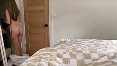 Young teen shares a room with his little sister