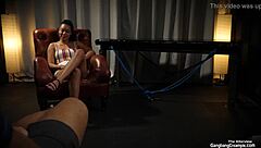 Sexy Natural Girl Feels Intense Pleasure During Gangbang And Creampie