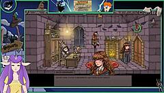 Big tits college teacher gets fucked in witch trainer game!