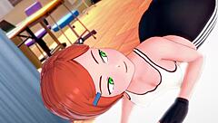 Hot gwen visits infirmary in sportswear ready to fuck