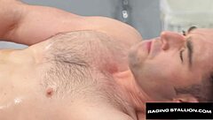 Grab ass game turns into locker room fuck with michael boston