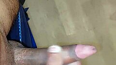 masturbation and cum ejaculation on the floor!