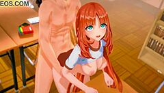 In Genshin Impact, Nilou gets bent over for intense doggystyle action with motion and damage voices.