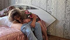 Big Stepmom Reveals Tits For Blowjob Before Anal