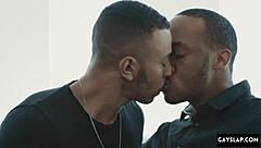 Hot Gay Big Black Cock Pounds Twink's Ass in First Time Squirting Fuck