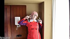 Behind the Scenes: Kitti Mynx in Cosplay Gets Cum in Mouth and Cock Action