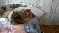 Big Stepmom Reveals Tits For Blowjob Before Anal