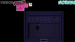 Facing a fast zombie in hentai game!