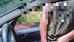 Naughty Bia shows wet pussy on the street?