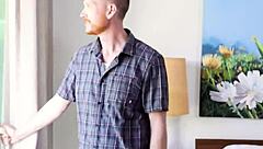 Stepfather catches step-son in taboo gay fling