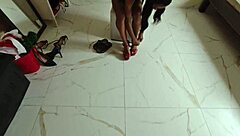 We took the young carioca girl to the beach to fuck with the couple in the woods and they caught us fucking