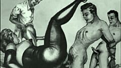 These vintage erotic drawings are so intriguing and sexy!