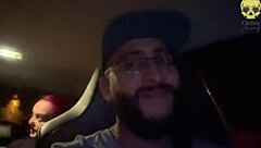 My friend and I had fun with my boss’s dick in his car