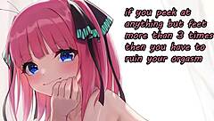 Anime feet JOI for foot fetish lovers - humiliation included