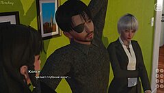 3D cartoon with an Asian heroine and a glasses wearing bully who is also the hero