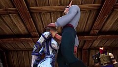 what's happening in the throne room warcraft parody sex?