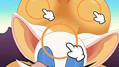 rouge suckin cock an swallowin cum while gettin fucked in ass