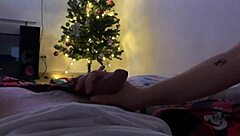 My Friend Invites Me To Watch A Movie At Year's End And We Start The New Year Fucking With Handjobs, Blowjobs, Riding, Tits, Ass, Cowgirl, Big Ass, Lingerie, Voyeur, Fetish