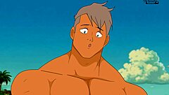 Marge from the simpsons gets bold on nude beach in this intense hentai parody.