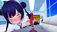 Kisaki's handjob is amazing!