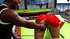 Anna’s hot scene – BBBCs double penetration in adult game