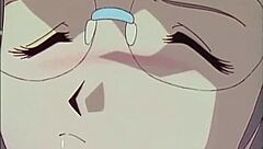 Petite anime teen with glasses gets fisted by a hung stud
