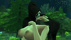 Scream 1 1996 Intro Remake in Sims 4 Halloween Parody Special.