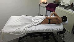 Skinny teen gets a sexy massage from her tutor