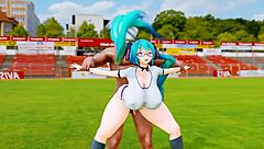 Haku And Miku's Lewd Gymnastics Tease