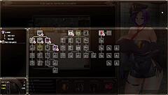 Karryn's prison gameplay in Prisoner Mode