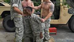 Asia gay sex with young homo in army69!