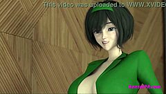 Futanari office romance in all its uncensored glory