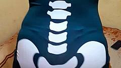 i watched aurora estelar in her long video wearing a calaverita dress, feeling horny and touching myself