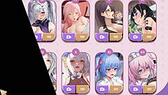 Hentai Game with Cum in Mouth and Cock Action