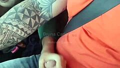 FUCKED BLONDE SLUT IN CAR CREAMPIE