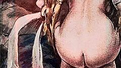 Vintage EROTIC Drawings Boldly Displayed.