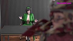 Futanari office romance in all its uncensored glory