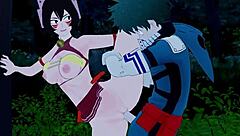 Shino, Mandalay, Mei, and Izuku in steamy Hentai action