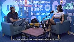 Oiled Latina Kataleya Ross Rides Vibrator Machine to Climax on Podcast