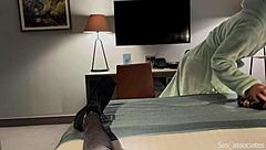 hey, stepmom's checking if i'm into guys with her big ass