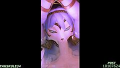 3D animated compilation of Krystal Star-Fox in hentai form
