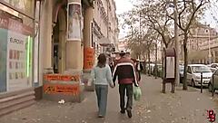 New girl Zyna, 18 years old, caught in the city for some BDSM action