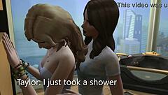 Horny blonde tries to act innocent and gets fucked - sims 4 - 3d animation