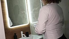 Stepmother and stepdaughter satisfy hung man in threesome